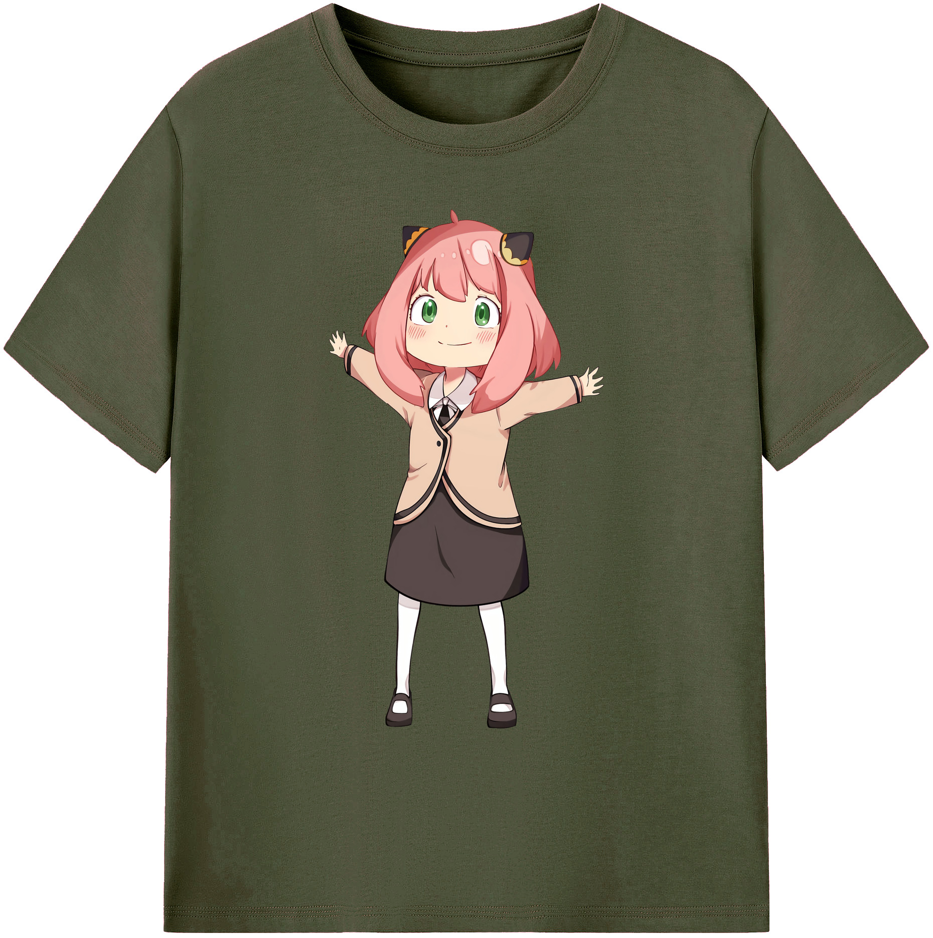 （画像用） SPY×FAMILY间谍家家酒 綿100％ メンズ半袖Tシャツ｜肌触りやわらか＆通気性